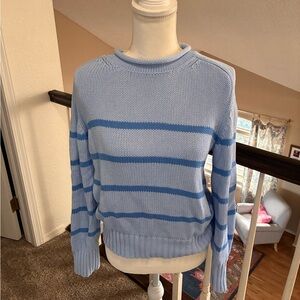 Blue Striped Sweater